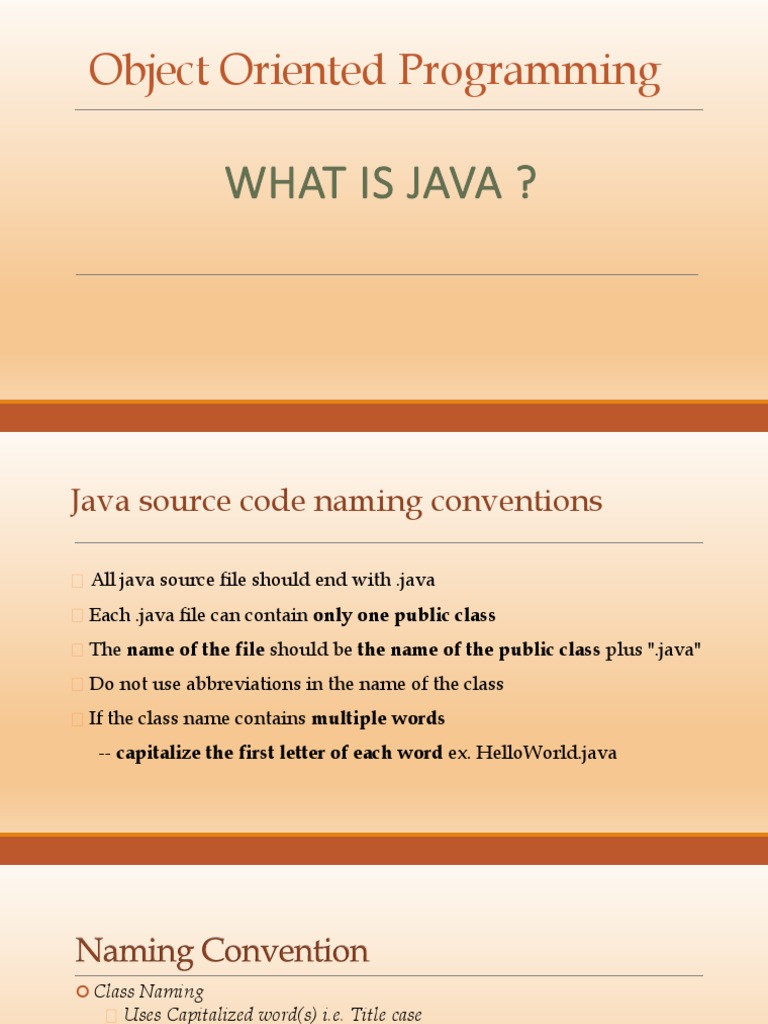 Lecture-3. Introduction To JAVA Part-2 | PDF