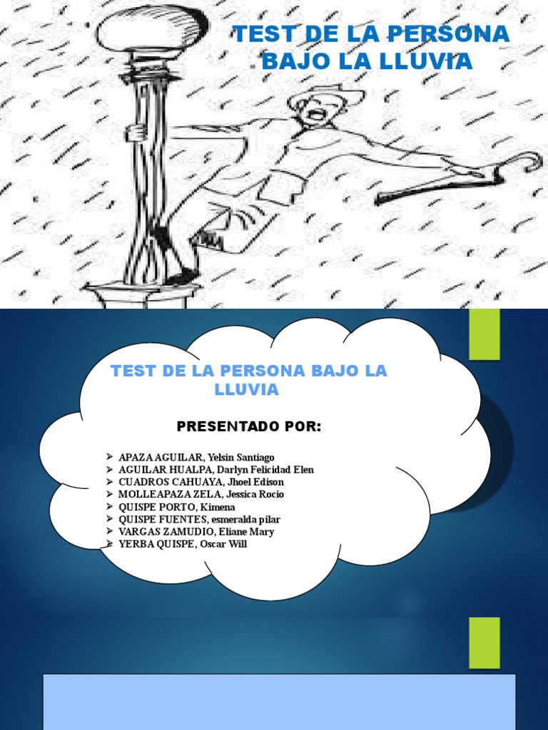 Test de La Persona Bajo La Lluvia (Grupo5) (1) | PDF | Invasión | Las ...