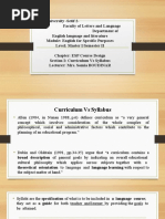 ESP Course Design Curriculum Vs Syllabus (University of Setif2)