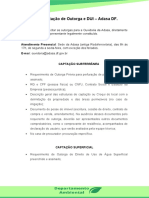 Documentos Outorgas e DUI - Adasa DF