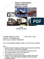 Emkl, Freight Forwarding & Logisticservice Semester 5 KPNK: Yursal, Se. M.Si
