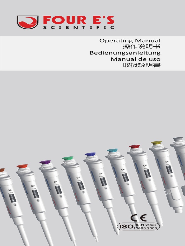 User Manual Precipette FOUR ES PDF Laboratory Equipment