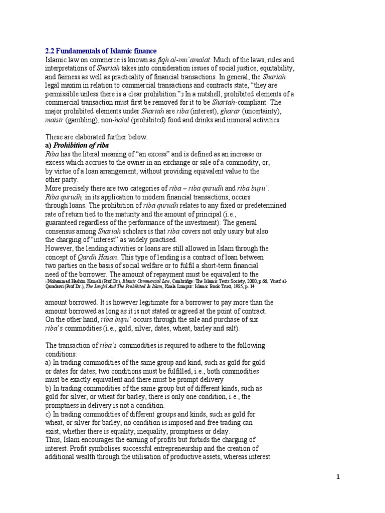 Principles Of Islamic Finance Pdf