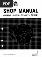 Honda GX160 Workshop Manual | PDF