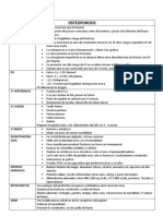 Osteoporosis, Osteomalacia y Enf de Pagget Resumen