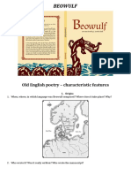 Beowulf Seminar Handout
