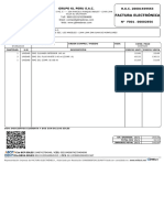 Factura Electrónica: Grupo KL Peru S.A.C. R.U.C. 20601559553