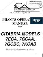 American Champion Citabria 7 Pilot Operating Handbook PDF