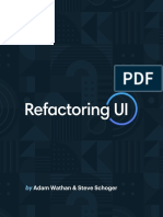 Refactoring UI - Start With Too Much White Space