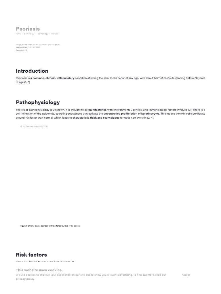 Understanding Psoriasis in Children | PDF