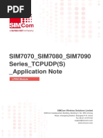 SIM7070 - SIM7080 - SIM7090 Series - TCPUDP (S) - Application Note - V1.03