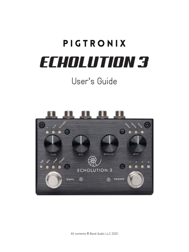 E3 Echolution 3 Manual-3a | PDF | Switch | Damages