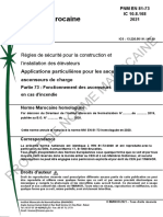 Projet de Norme Marociane En-81-73