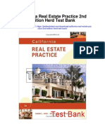 California Real Estate Practice 2nd Edition Herd Test Bank