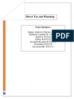 Direct Tax and Planning - Final