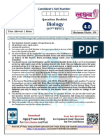 Lakshya 4.0 Test (Biology ) Question