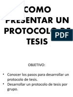 Protocolo e Informe