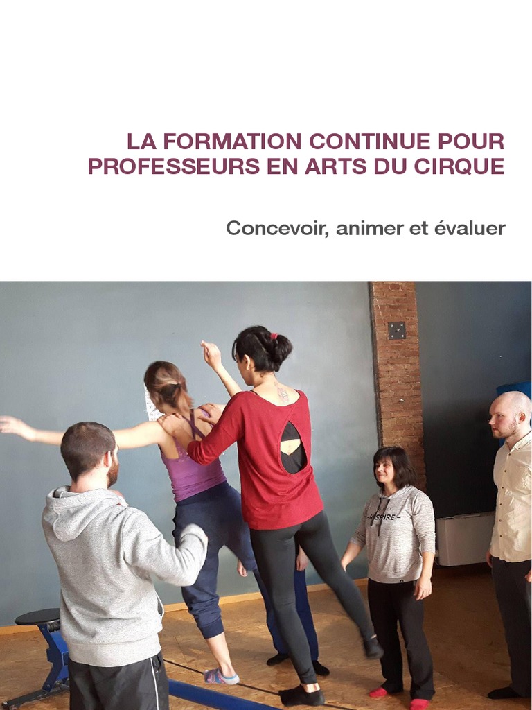 Formation Continue pour Professeurs de Cirque | PDF | Pédagogie ...