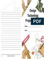 Design Technology Project Booklet - Ver - 8