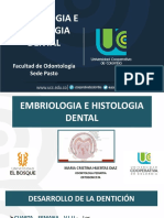 Morfogenesis Dental. Embriologia e Histologia Dental
