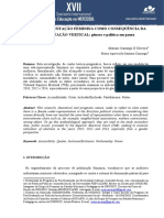 A Sub-Representacao Feminina Como Consequencia Da Segmentacao Vertical