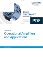 Basic Electronics (BBEE103/BBEE203) - Operational Amplifiers and Applications (Module 3)