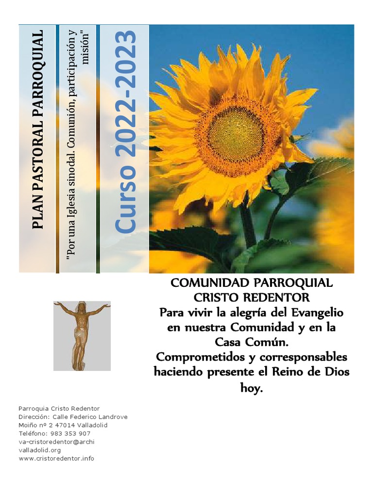 Plan Pastoral Parroquial 2022 - 2023 | PDF | eucaristía | Iglesia Católica