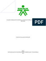 Cuadro Comparativo Entre La Acción de Tutela y El Derecho de Petición