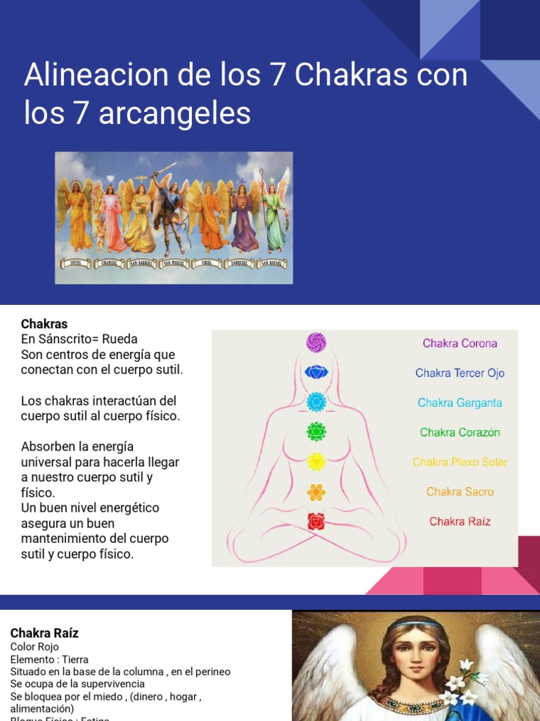 Alineación de Chakras y Arcángeles | PDF | Amor