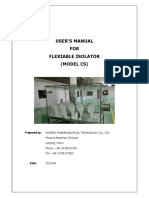 USER'S MANUAL-Flexiable Isolator