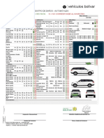 Vehículos Bolívar: Registro de Daños - Automóviles Marque Con