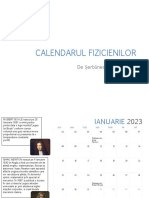 Calendarul Fizicienilor