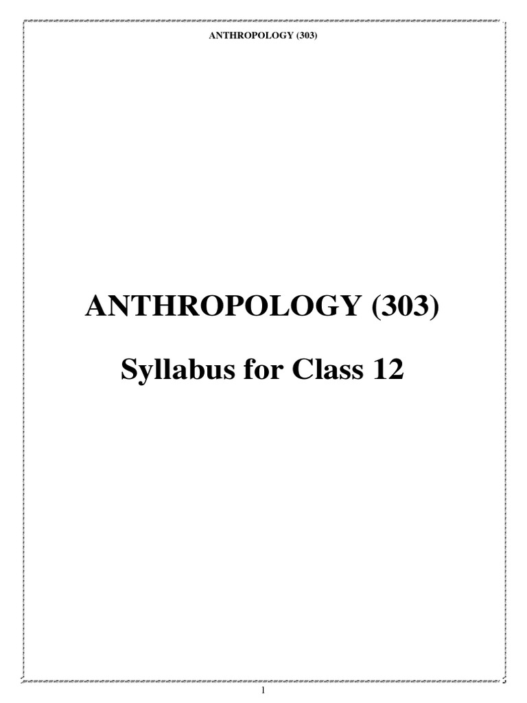 30 Anthropology PDF Anthropology Race (Human Categorization)