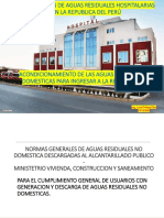 1.0 Acondicionamiento de Aguas Residuales de Hospitales en El Peru