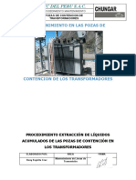 Instructivo - Extracción de Líquidos Acumulados de Las Pozas de Contención de Los Transformadores