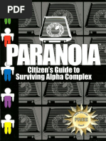 Paranoia RPG: Perfect Edition Guide | PDF | Role Playing | Adventure Games