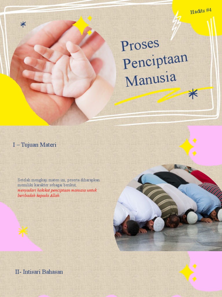Hadits 4 Proses Penciptaan Manusia Pdf