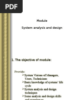 System Analysis and Design