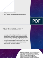 Content: - What Is Energy Audit? - It's Importance in Industries. - List of Different Instruments Used For Energy Audit