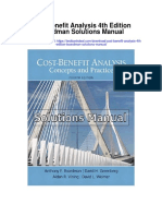 Cost Benefit Analysis 4th Edition Boardman Solutions Manual