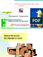 Presupuesto de Producción y Gastos Indirectos de Fabricación