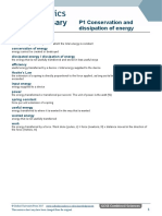 Physics GCSE Chapter 1 Definitions