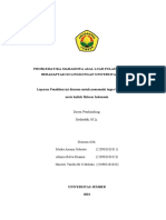 Proposal Laporan Penelitian Bahasa Indonesia MKU