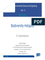 EVS Lecture II 6 Biodiversity Hotspots