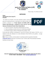 Invitacion Torneo de La LSF Puerto Ordaz 2023