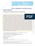 Glymphatic MRI in Idiopathic Normal Pressure