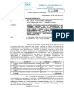 Informe 086 Remito Documentacion en Cumplimiento A La Primera Entrega de La Adquisicion de Alimentos