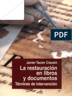 Restauración en Libros y Documentos - Optimizado
