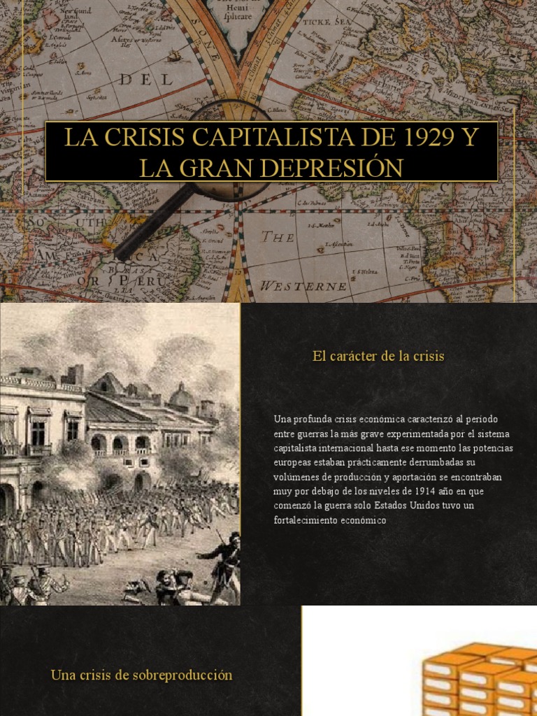 Crisis de 1929 y la Gran Depresión | PDF | Gran depresion | Economias