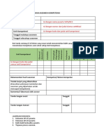 FR - AK 02 Formulir Rekaman Asesmen Kompetensi